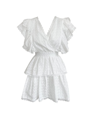 EXUMA MINI RUFFLE DRESS