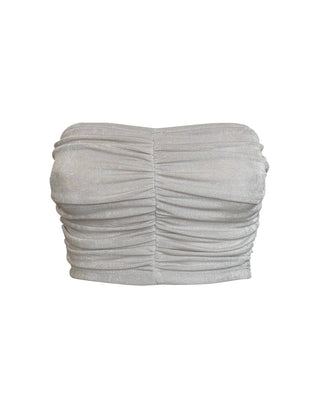 LIA STRAPLESS CROP TOP
