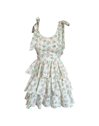 AMY RUFFLE DRESS