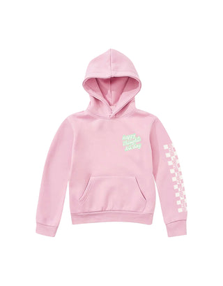 Kids Pink Happy Hoodie