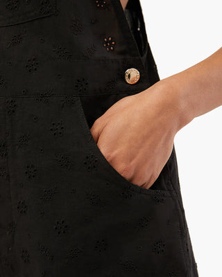 BASIC SHORT EYELET OVERALL