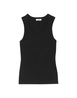 POPPY RIBBED TANK