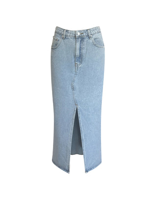 ABI DENIM MAXI SKIRT