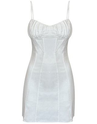 VIETTA RUCHED MINI DRESS
