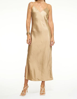 MARI V NECK SLIP DRESS