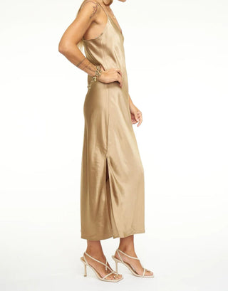 MARI V NECK SLIP DRESS