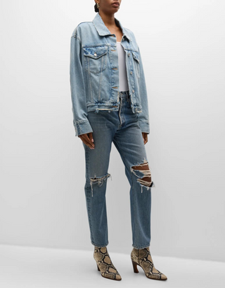 Martika Distressed Denim Jacket