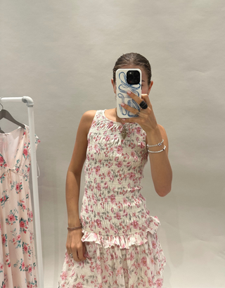 JULES MINI RUCHED DRESS
