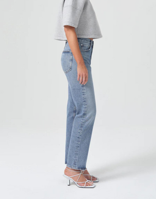 90'S PINCH WAIST HIGH RISE STRAIGHT