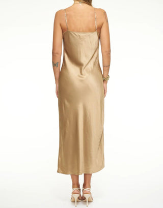 MARI V NECK SLIP DRESS