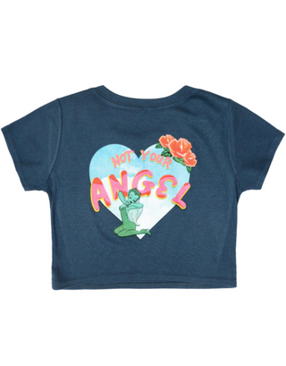 SORRY SIREN CROP TEE