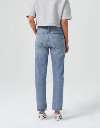 90'S PINCH WAIST HIGH RISE STRAIGHT