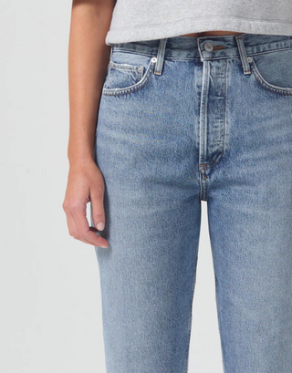 90'S PINCH WAIST HIGH RISE STRAIGHT