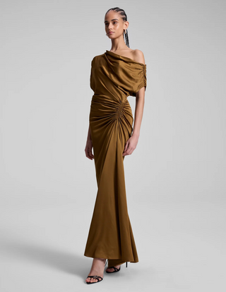 Penny Satin Maxi Dress