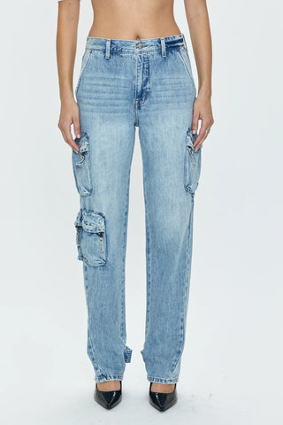BOBBIE MID RISE LOOSE STRAIGHT CARGO