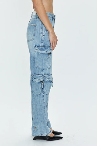 BOBBIE MID RISE LOOSE STRAIGHT CARGO