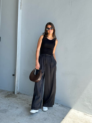 PRIYA SATIN TROUSERS