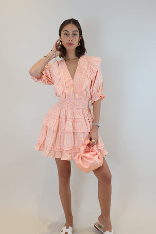 ARI RUFFLE DRESS