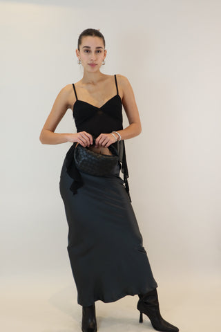 Hudson Satin Maxi Skirt
