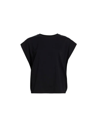 TRINA MUSCLE TEE - BLACK