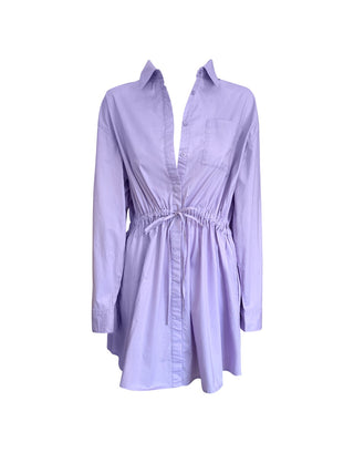 LAYLA CINCHED WAIST DRESS - IRIS