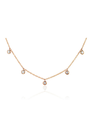 Diamond Bezel Choker Necklace