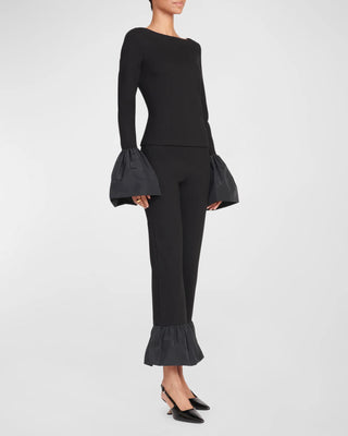 PAIGE BELL-SLEEVE BATEAU TOP
