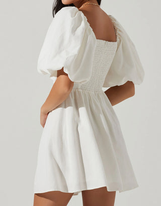 SERILDA PUFF SLEEVE DRESS