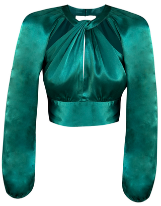 IDARA SATIN OPEN BACK TOP